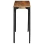 Mesa consola madera maciza de mango y hierro 110x35x76 cm de , Mesas auxiliares - Ref: Foro24-374901, Precio: 132,33 €, Descu...