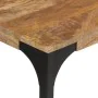 Solid mango wood and iron console table 110x35x76 cm by , Side tables - Ref: Foro24-374901, Price: 132,33 €, Discount: %