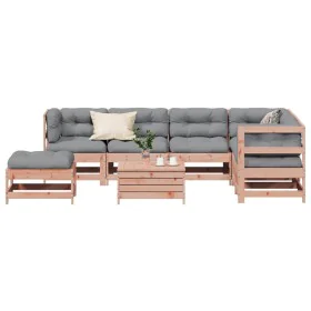 Juego de muebles jardín 8 pzas y cojines madera abeto Douglas de , Conjuntos de jardín - Ref: Foro24-3250626, Precio: 917,58 ...