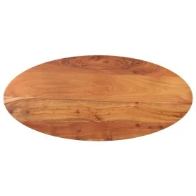 Ovale Tischplatte aus massivem Akazienholz 110x40x2,5 cm von , Tischplatten - Ref: Foro24-370801, Preis: 58,81 €, Rabatt: %