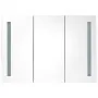 Mueble de baño con espejo LED 89x14x62 cm de vidaXL, Tocadores de baño - Ref: Foro24-326527, Precio: 162,09 €, Descuento: %