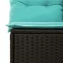 Set de sofás de jardín 7 pzas con cojines ratán sintético negro by , Garden sets - Ref: Foro24-3227023, Price: 519,02 €, Disc...