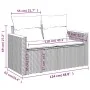 Set de sofás de jardín 7 pzas con cojines ratán sintético negro by , Garden sets - Ref: Foro24-3227023, Price: 519,02 €, Disc...