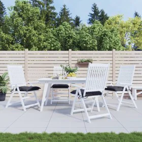 Cojines sillas de jardín 4 uds tela Oxford antracita 40x40x7 cm de , Cojines para sillas y sofás - Ref: Foro24-361451, Precio...