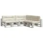 Cojines para palés 7 piezas tela color crema de , Cojines para sillas y sofás - Ref: Foro24-3217147, Precio: 213,19 €, Descue...