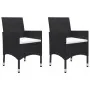 3-piece garden dining set with black cushions by , Garden sets - Ref: Foro24-3095890, Price: 243,14 €, Discount: %
