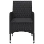 3-piece garden dining set with black cushions by , Garden sets - Ref: Foro24-3095890, Price: 243,14 €, Discount: %