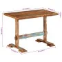 Mesa de comedor madera maciza reciclada 110x55x78 cm de , Mesas de cocina y de comedor - Ref: Foro24-374903, Precio: 208,87 €...