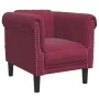 Red velvet armchair by , Sofas - Ref: Foro24-372569, Price: 200,62 €, Discount: %