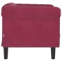 Red velvet armchair by , Sofas - Ref: Foro24-372569, Price: 200,62 €, Discount: %