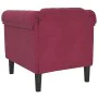 Red velvet armchair by , Sofas - Ref: Foro24-372569, Price: 200,62 €, Discount: %