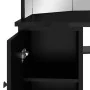 Eckschminktisch mit schwarzem LED 111x54x141,5 cm von vidaXL, Schlafzimmerkommoden - Ref: Foro24-326534, Preis: 162,09 €, Rab...
