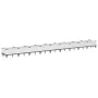 Jardinera con clavijas PP blanco 362,5x42,5x28,5 cm de , Maceteros y jardineras - Ref: Foro24-368025, Precio: 66,99 €, Descue...