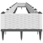 Jardinera con clavijas PP blanco 362,5x42,5x28,5 cm de , Maceteros y jardineras - Ref: Foro24-368025, Precio: 66,99 €, Descue...