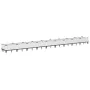 Jardinera con clavijas PP blanco 362,5x42,5x28,5 cm de , Maceteros y jardineras - Ref: Foro24-368025, Precio: 66,99 €, Descue...