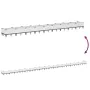 Jardinera con clavijas PP blanco 362,5x42,5x28,5 cm de , Maceteros y jardineras - Ref: Foro24-368025, Precio: 66,99 €, Descue...