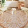 Alfombra de exterior ARAKIL naranja y blanca Ø200 cm PP de , Protectores para exterior - Ref: Foro24-368508, Precio: 44,10 €,...