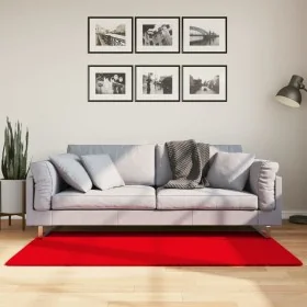Alfombra de pelo corto suave lavable HUARTE rojo 80x150 cm de , Alfombras - Ref: Foro24-375166, Precio: 31,80 €, Descuento: %