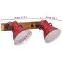 Lámpara de pared rojo desgastado 25 W E27 45x25 cm de , Lámparas - Ref: Foro24-371824, Precio: 53,00 €, Descuento: %