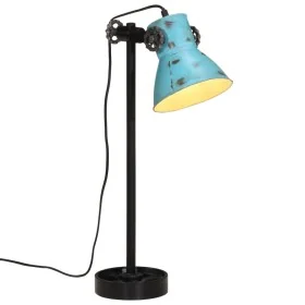 Worn blue desk lamp 25 W E27 15x15x55 cm by , Lamps - Ref: Foro24-371853, Price: 38,07 €, Discount: %