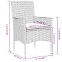 Set comedor jardín 11 pzas con cojines ratán PE vidrio marrón de , Conjuntos de jardín - Ref: Foro24-3278590, Precio: 847,05 ...