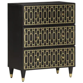 Armario auxiliar madera maciza de mango 60x33x75 cm de , Aparadores - Ref: Foro24-358323, Precio: 142,07 €, Descuento: %