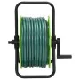 Standing hose reel with set green PVC fittings 0.75" 20 m by , Garden hose holder - Ref: Foro24-3281520, Price: 55,02 €, Disc...
