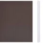 Paneles de privacidad 4 uds PVC marrón 35x0,19 m de , Paneles de vallas - Ref: Foro24-147863, Precio: 98,41 €, Descuento: %