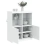 Aparador con luces LED blanco 81x37x100 cm de , Aparadores - Ref: Foro24-836672, Precio: 115,69 €, Descuento: %