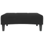 Sofá cama de 2 plazas con taburete terciopelo negro de , Sofás - Ref: Foro24-3258119, Precio: 328,30 €, Descuento: %