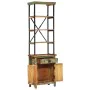 Aparador de madera maciza reciclada 55x30x180 cm de , Aparadores - Ref: Foro24-358884, Precio: 249,19 €, Descuento: %