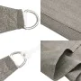 Toldo de vela triangular HDPE gris claro 160 g/m² 4x5x6,8 m de , Sombrillas - Ref: Foro24-4002013, Precio: 30,78 €, Descuento: %