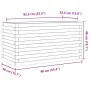 Jardinera de madera maciza Douglas 90x40x46 cm de , Maceteros y jardineras - Ref: Foro24-3282447, Precio: 133,58 €, Descuento: %