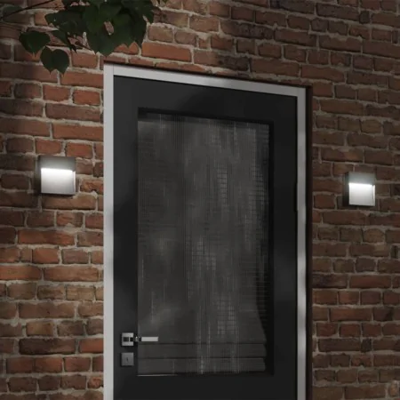 Lámpara de pared LED de exterior aluminio fundido negro by , Outdoor lighting - Ref: Foro24-4006338, Price: 22,29 €, Discount: %