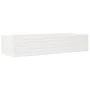 Jardinera de madera maciza de pino blanco 110x40x23 cm de , Maceteros y jardineras - Ref: Foro24-847229, Precio: 89,85 €, Des...