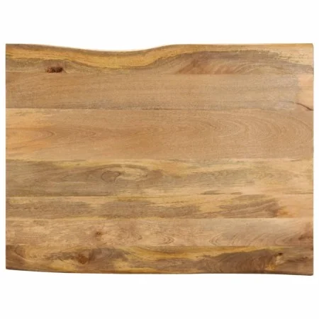 Tablero de mesa borde natural madera maciza mango 90x80x3,8 cm by , Table tops - Ref: Foro24-370747, Price: 126,08 €, Discoun...