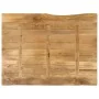 Tablero de mesa borde natural madera maciza mango 90x80x3,8 cm by , Table tops - Ref: Foro24-370747, Price: 126,08 €, Discoun...