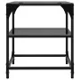 Mesa de centro con superficie de vidrio acero negro 40x40x45 cm de , Mesas de centro - Ref: Foro24-846004, Precio: 34,94 €, D...