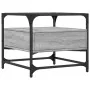 Sonoma Couchtisch aus grauem Stahl mit Glasplatte 50x50x45 cm von , Couchtisch - Ref: Foro24-846052, Preis: 69,99 €, Rabatt: %