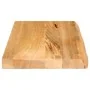 Table top natural edge solid wood handle 40x20x3.8 cm by , Table tops - Ref: Foro24-370462, Price: 17,99 €, Discount: %