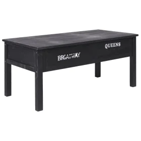 Mesa de centro de madera negro 100x50x45 cm de , Mesas de centro - Ref: Foro24-284141, Precio: 154,48 €, Descuento: %