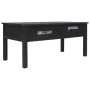 Black wooden coffee table 100x50x45 cm by , Coffee table - Ref: Foro24-284141, Price: 154,48 €, Discount: %