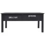 Black wooden coffee table 100x50x45 cm by , Coffee table - Ref: Foro24-284141, Price: 154,48 €, Discount: %