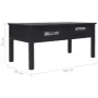 Black wooden coffee table 100x50x45 cm by , Coffee table - Ref: Foro24-284141, Price: 154,48 €, Discount: %