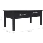 Mesa de centro de madera negro 100x50x45 cm de , Mesas de centro - Ref: Foro24-284141, Precio: 154,48 €, Descuento: %
