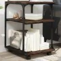 Soporte de impresora 3 niveles marrón roble 43x48x64 cm de , Soportes para impresoras - Ref: Foro24-842280, Precio: 48,69 €, ...