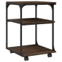 Soporte de impresora 3 niveles marrón roble 43x48x64 cm de , Soportes para impresoras - Ref: Foro24-842280, Precio: 48,69 €, ...