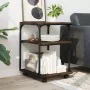 Soporte de impresora 3 niveles marrón roble 43x48x64 cm de , Soportes para impresoras - Ref: Foro24-842280, Precio: 48,69 €, ...