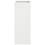 Jardinera acero blanco 32x29x75 cm de , Maceteros y jardineras - Ref: Foro24-841572, Precio: 60,72 €, Descuento: %