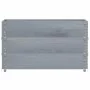 Jardinera de madera maciza de pino gris 100x50 cm de , Maceteros y jardineras - Ref: Foro24-3295429, Precio: 108,82 €, Descue...